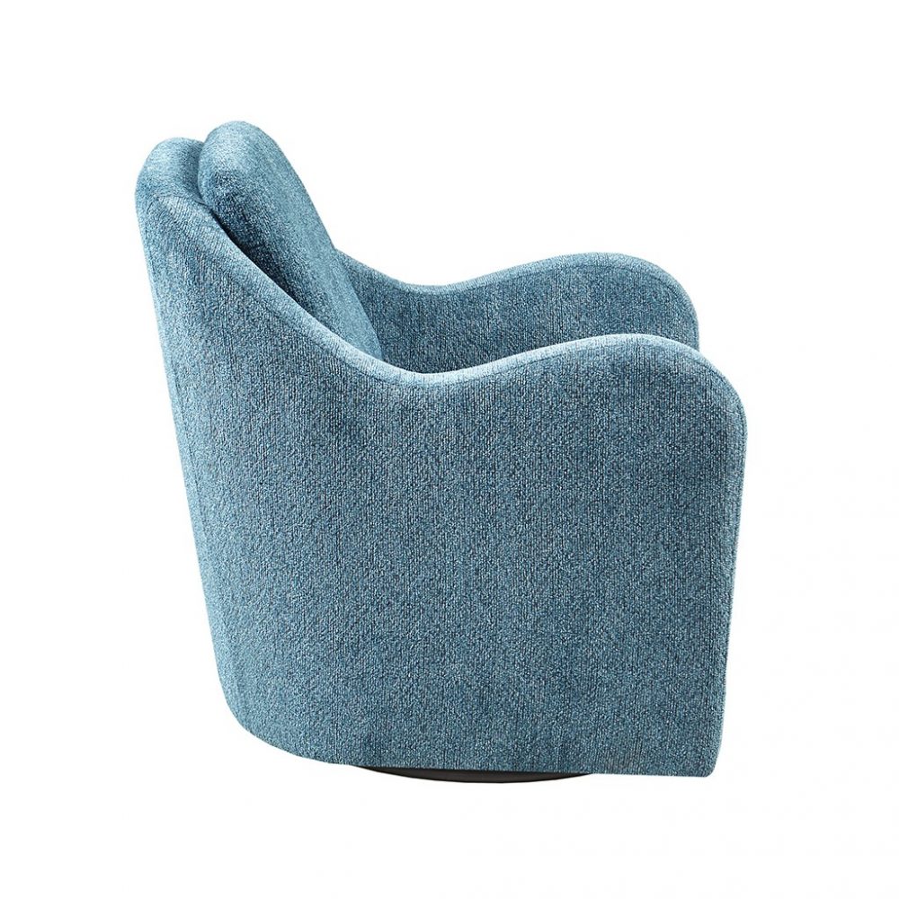 Madison Park Westerly Swivel Chair in Blue, See below MP103-1180