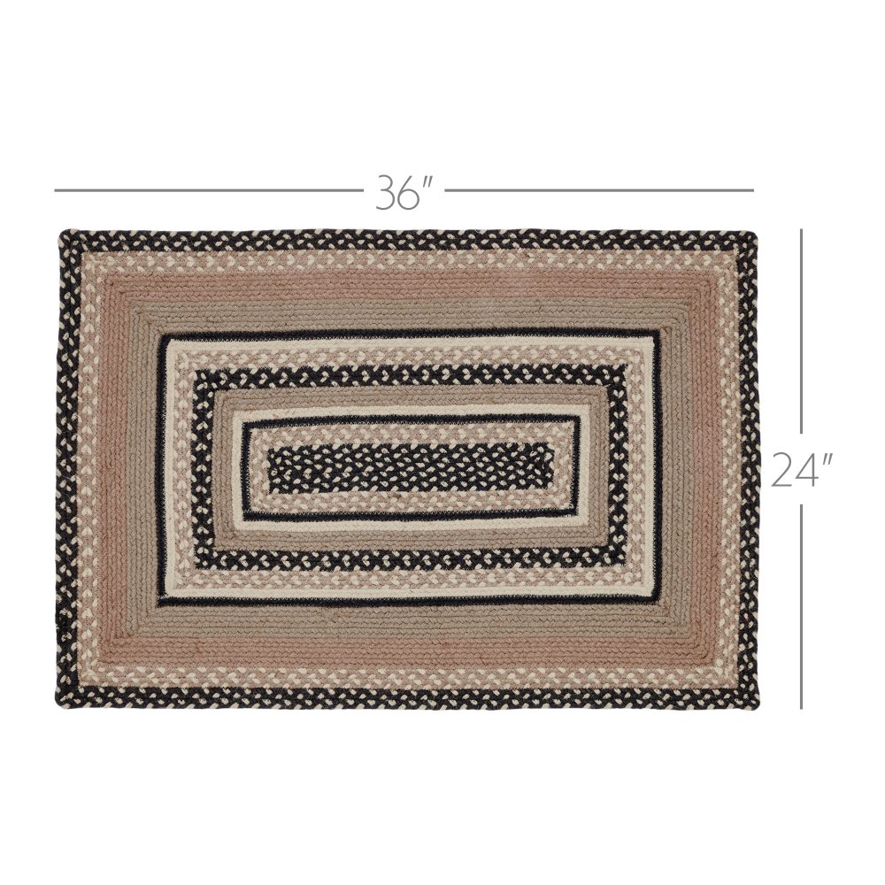 24x35 Rug Sawyer Mill Charcoal Creme Jute Rug Rect 24×36 – eBedding4You