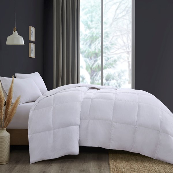 True North by Sleep Philosophy Heavy Warmth Goose Feather and Down Oversize Comforter in White, King/Cal King TN10-0490