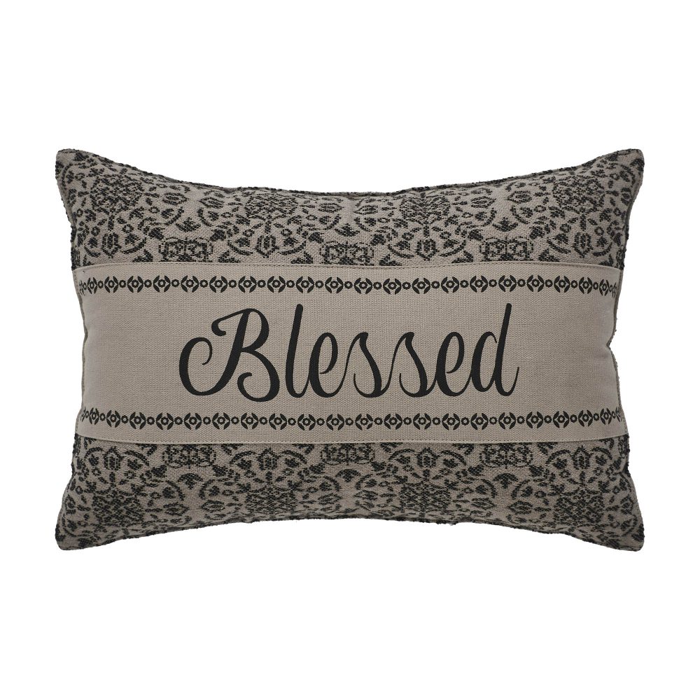 Custom House Jacquard Blessed Pillow