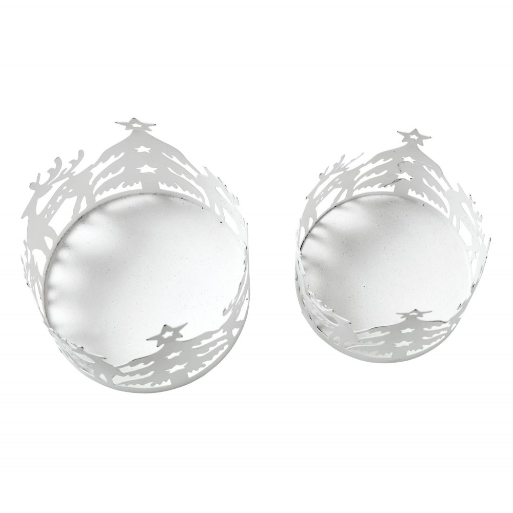 Votive Candle Holder Reindeer Set of 2 - Thumbnail 2