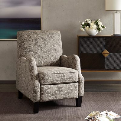 Madison Park Hoffman Push Back Recliner in Beige Multi, One Size MP103-0247
