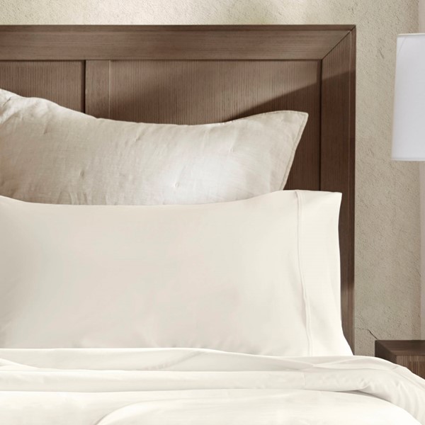 Harbor House 100% Egyptian Cotton Sateen Pillowcase Set in Off-White, King Sham HHD21-1942 - Image 4