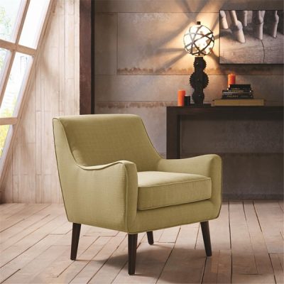 Madison Park Oxford Mid-Century Accent Chair in Green, One Size FPF18-0217