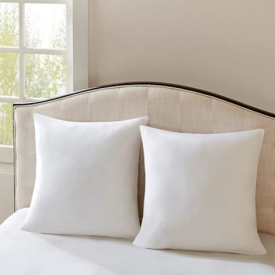 Madison Park Signature Cotton Sateen Euro Pillow in White, 26x26" MPS30-267