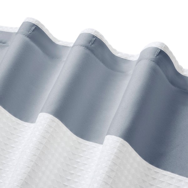 Madison Park Spa Waffle Shower Curtain with 3M Treatment in Dark Blue, 72x78" MP70-8557 - Image 6