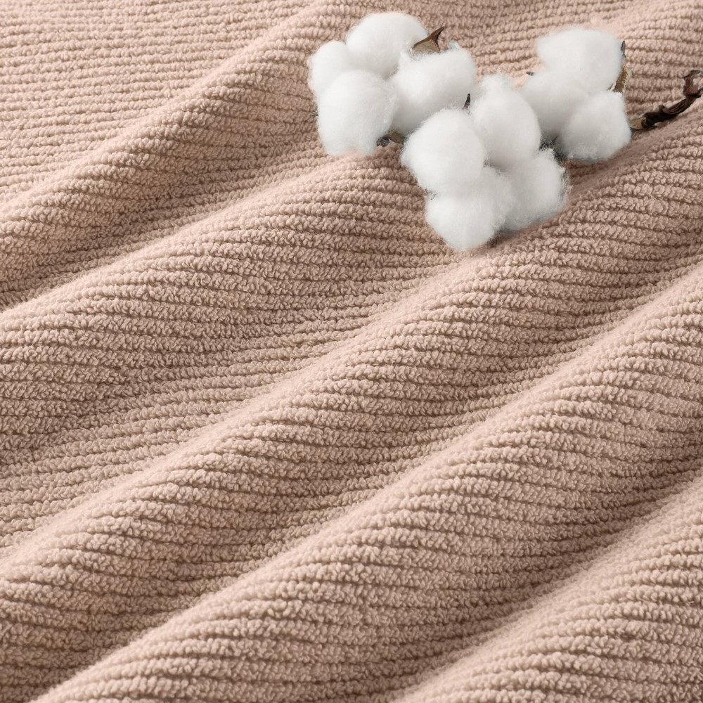 Madison Park Diagonal Ribbed in Beige, 6-Piece MP73-8853 - Image 6