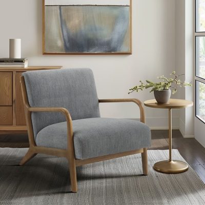 INK+IVY Novak Mid-Century Modern Accent Armchair in Grey, One Size II100-0435