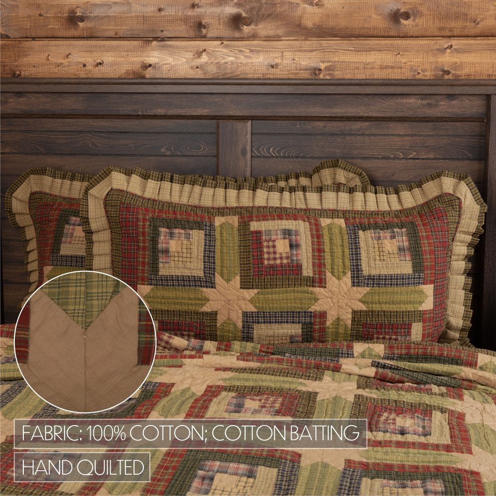Tea Cabin King Sham 21x37 - Image 5