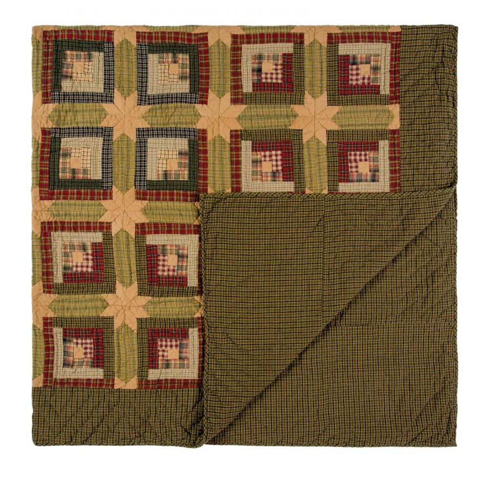 Tea Cabin Queen Quilt 94Wx94L - Image 4