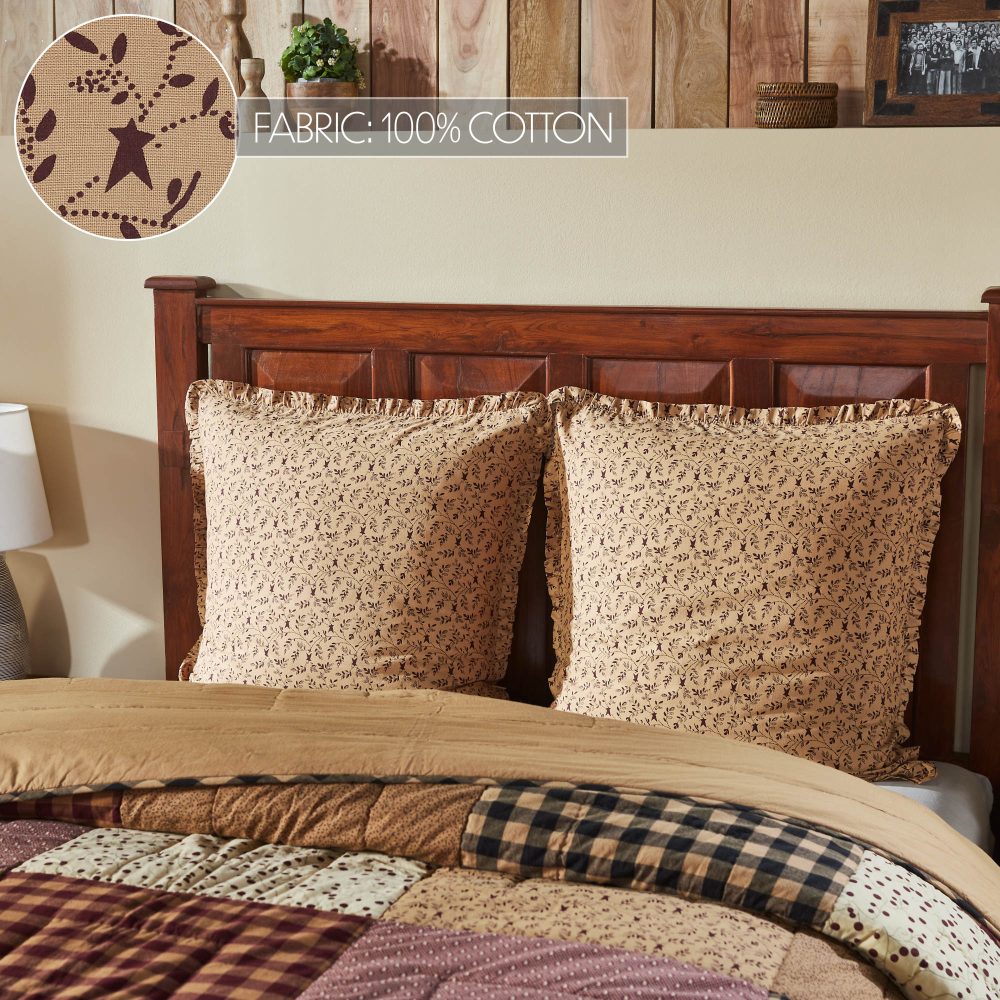Pip Vinestar Fabric Euro Sham Set of 2 26x26 - Image 5