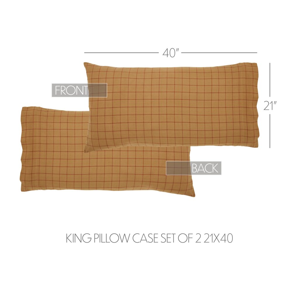 Connell King Pillow Case Set of 2 21x40 - Image 4