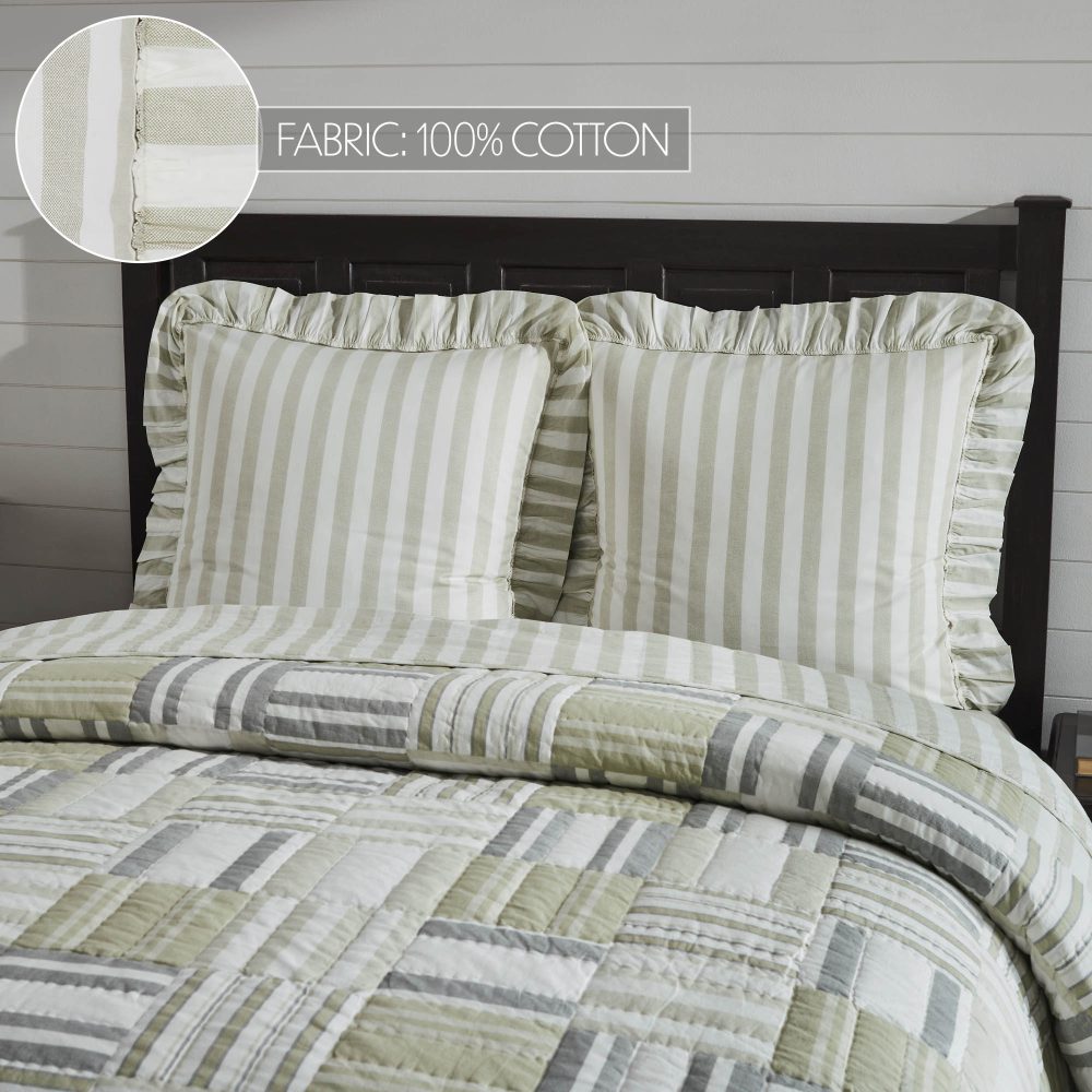 Finders Keepers Ruffled Fabric Euro Sham Set of 2 26x26 - Image 6