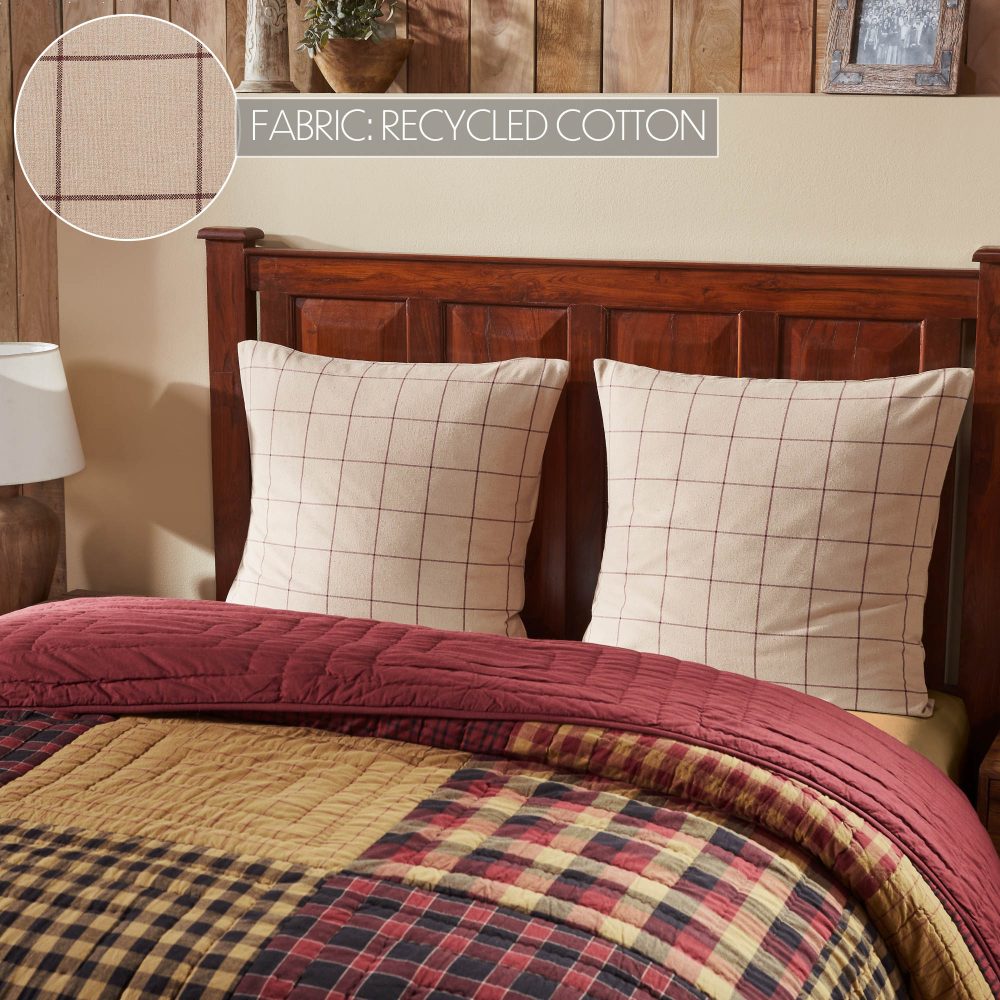 Connell Fabric Euro Sham Set of 2 26x26 - Image 5