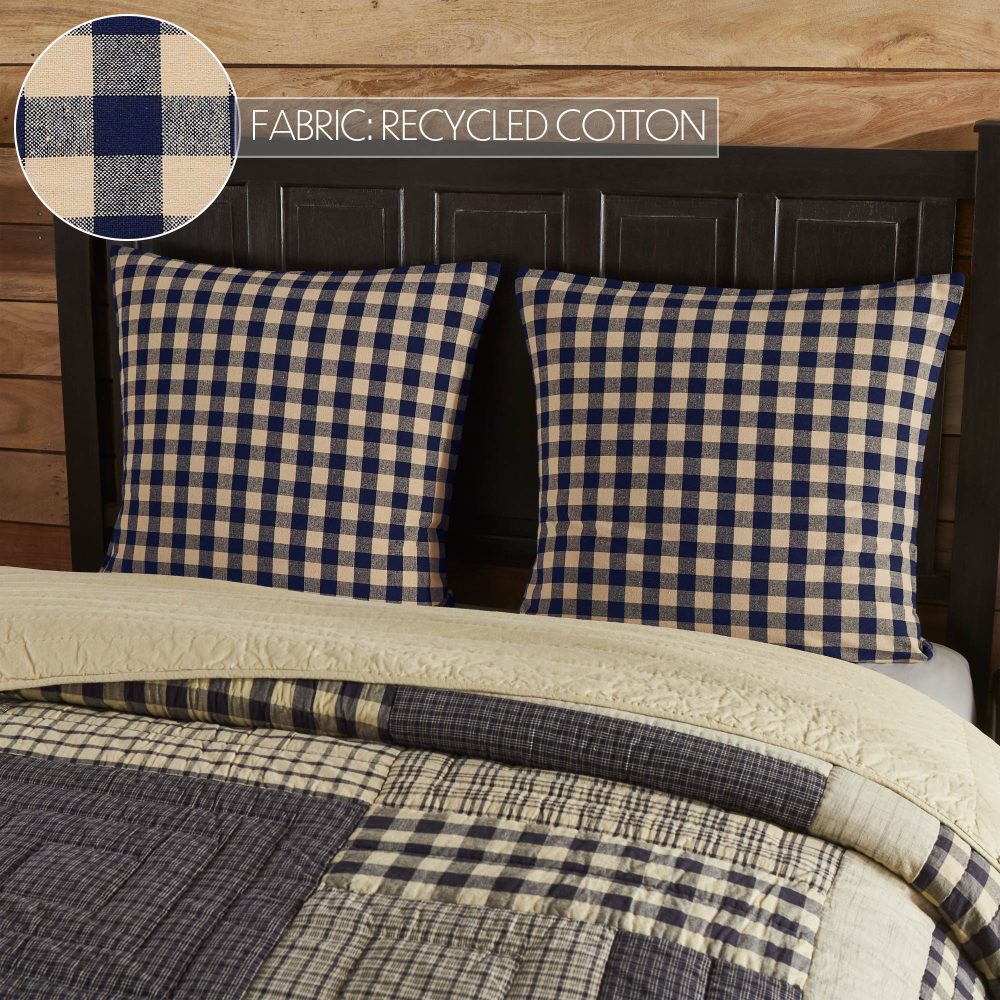 My Country Fabric Euro Sham Set of 2 26x26 - Image 5