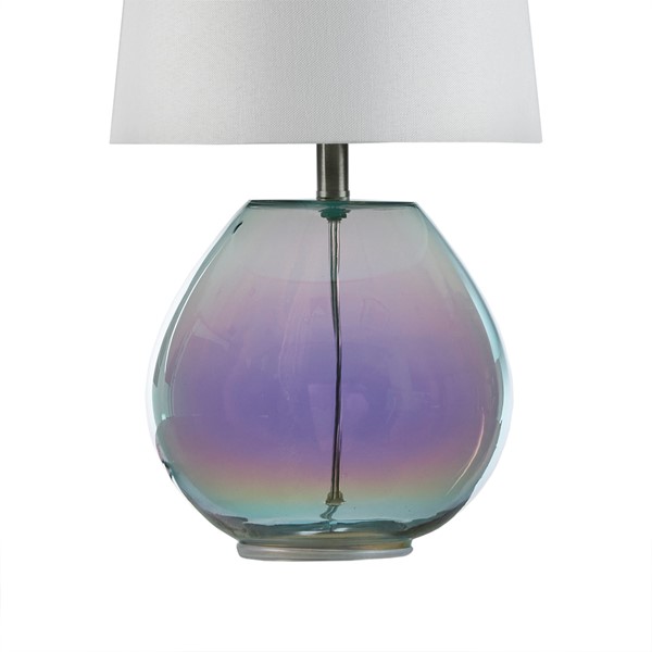 510 Design Ranier Iridescent Glass Table Lamp in Iridescent, One Size 5DS153-0023 - Image 3