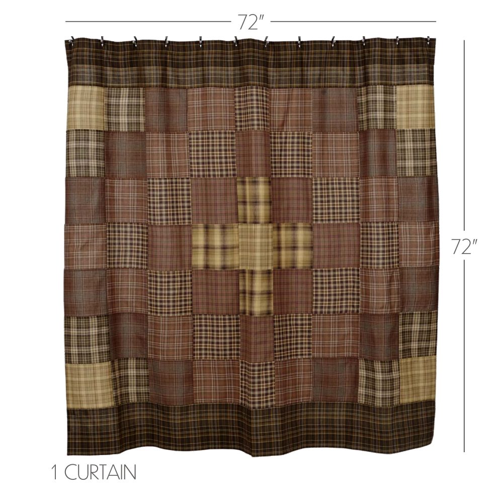 Prescott Shower Curtain Unlined 72x72 - Image 3