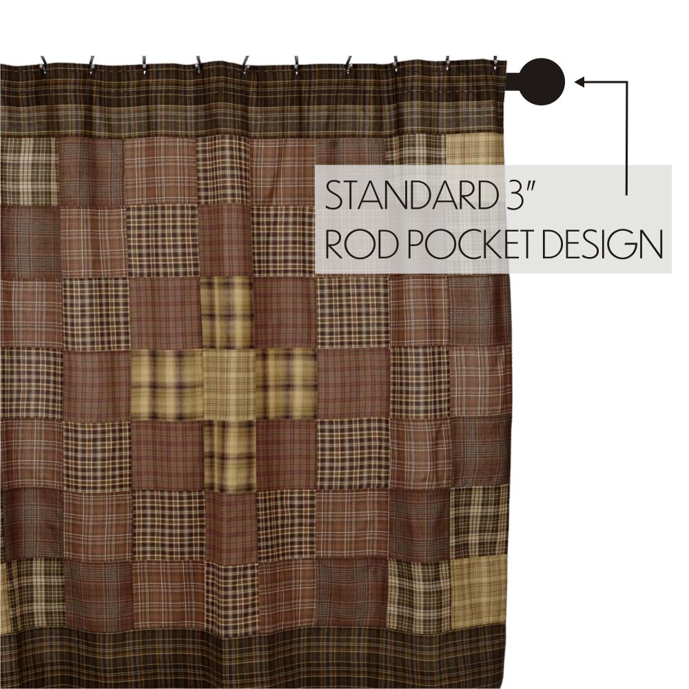 Prescott Shower Curtain Unlined 72x72 - Image 5