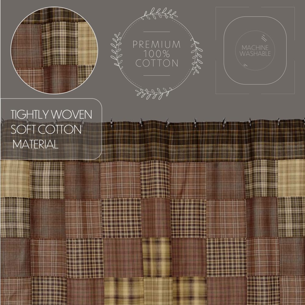 Prescott Shower Curtain Unlined 72x72 - Image 6