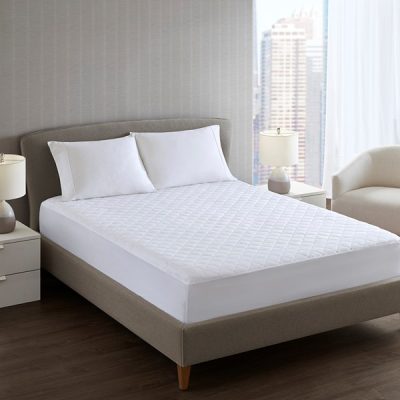 Bed Guardian Essential Mattress Pad in White, Queen NH16-0046