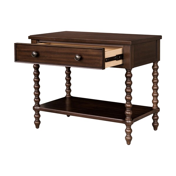 Madison Park Signature Beckett Large Nightstand in Morocco Brown, One Size MPS136-0340 - Image 2