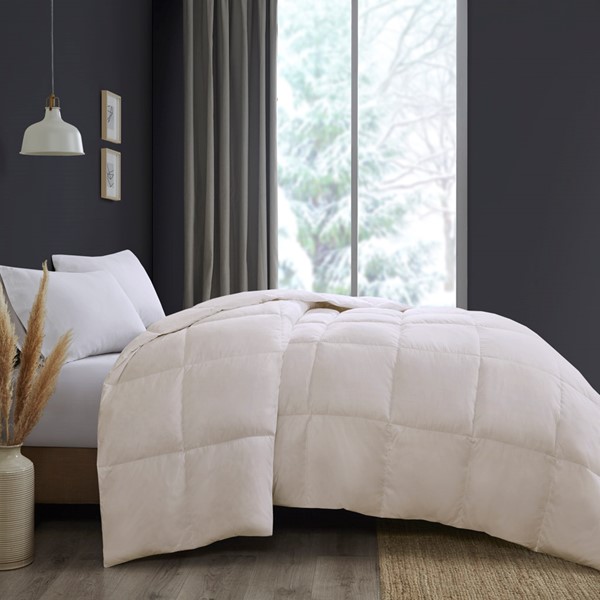 True North by Sleep Philosophy Heavy Warmth Goose Feather and Down Oversize Comforter in Cream, King/Cal King TN10-0541 - Image 3
