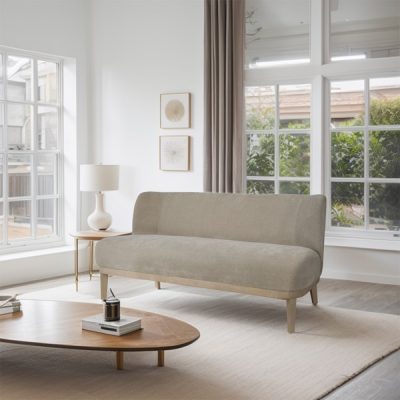 Chapel Hill Laguna Kitchen Sofa in Camel, One Size CH106-1004