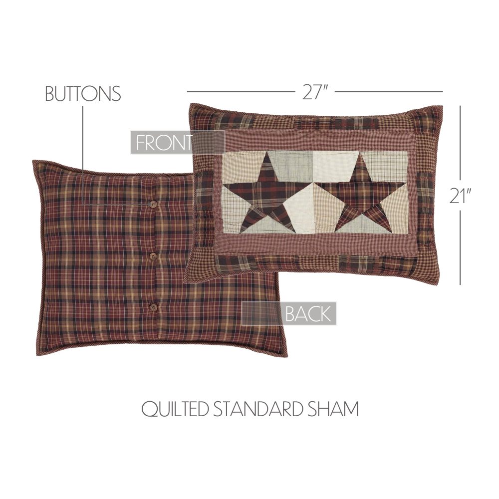 Abilene Star Standard Sham 21x27 - Image 5