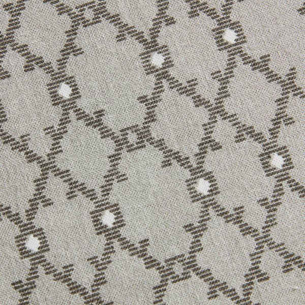 INK+IVY Imani Cotton Printed Shower Curtain with Chenille in Gray, 72x72" II70-1123 - Image 6