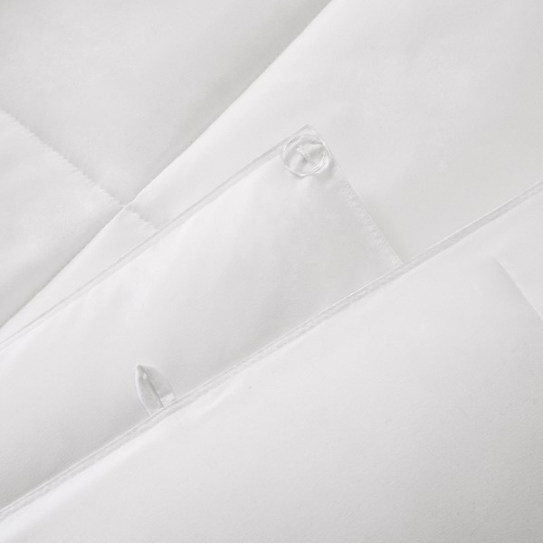 Sleep Philosophy Benton All Season 2 in 1 Down Alternative Comforter in White, Full/Queen BASI10-0257 - Image 2