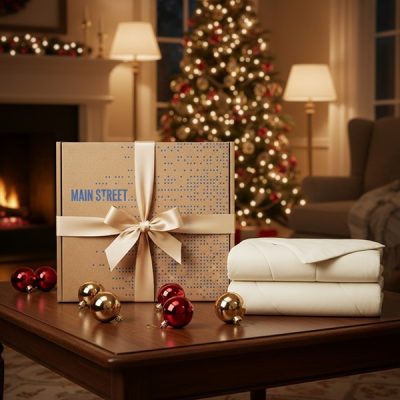 Main Street Sublime Serenity Luxury Comforter in Ivory, 108x90" OLX10-0006