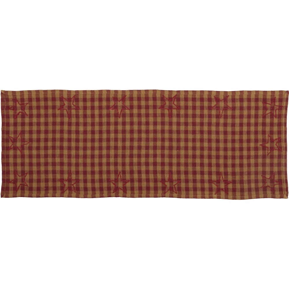 Burgundy Star Runner Woven 13x36 - Image 3