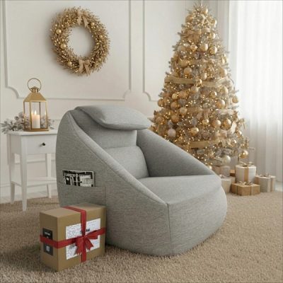 Main Street Cloud Ergonomic Couch in Ash Grey, One Size OLX106-0001