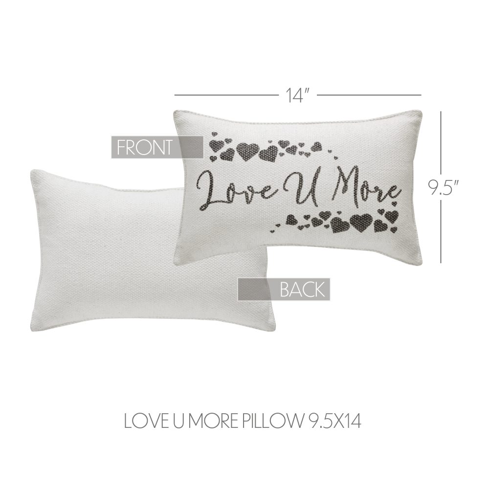 Finders Keepers Love U More Pillow 9.5x14 - Image 4