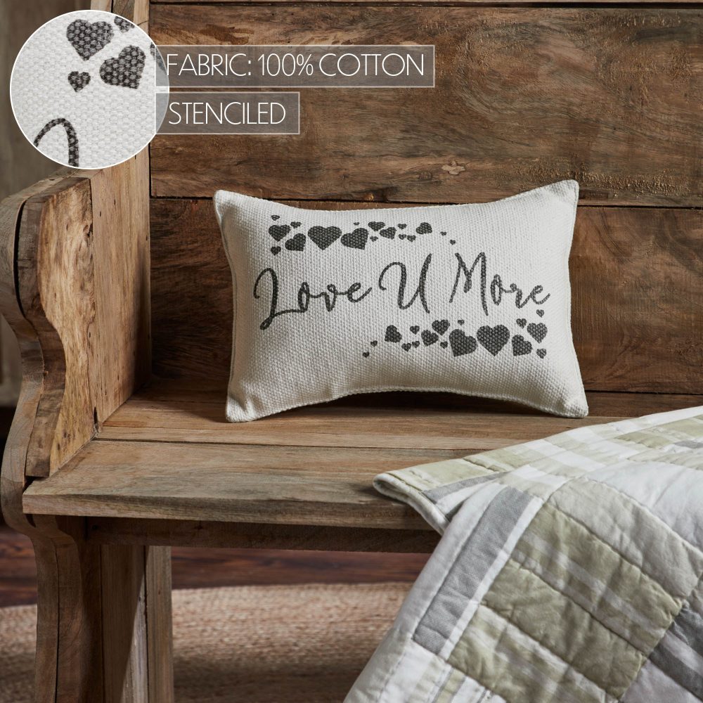 Finders Keepers Love U More Pillow 9.5x14 - Image 5