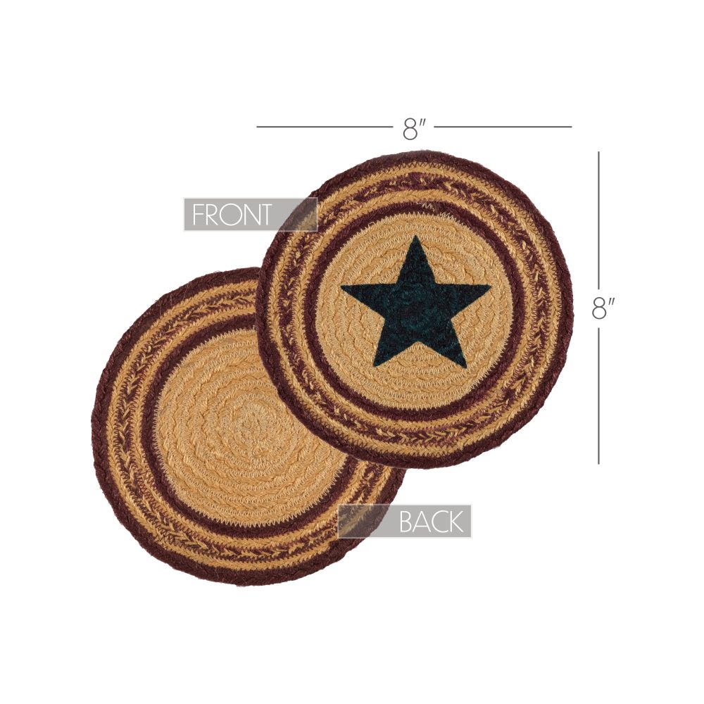 Potomac Jute Trivet Stencil Star 8 - Image 6