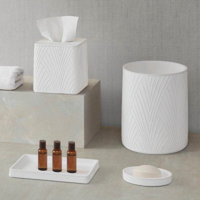 Nomad Home Diatom Bath Accessories set,color Soft Snow in Soft Snow, One Size NH90-0093