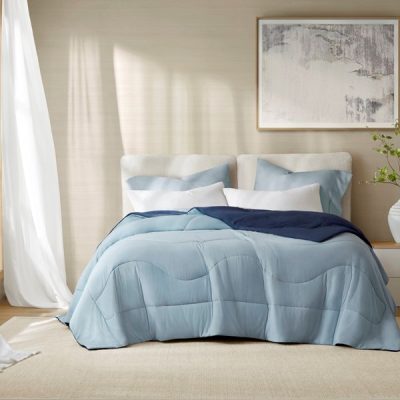 Harbor House Cooling Reversible Tencel Comforter Blanket in Blue, King/Cal King HHD10-1936