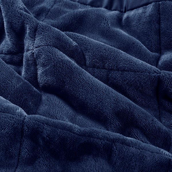 Madison Park Coleman Reversible HeiQ Smart Temperature Down Alternative Blanket in Navy, King MP51-6382 - Image 3