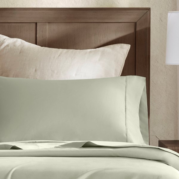 Harbor House 100% Egyptian Cotton Sateen Pillowcase Set in Sage, Standard Sham HHD21-1947 - Image 2