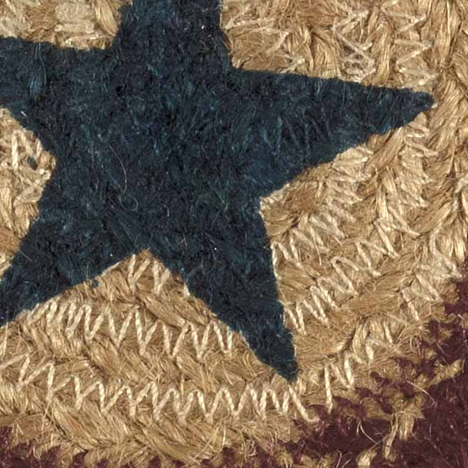 Potomac Jute Coaster Stencil Star Set of 6 - Image 6