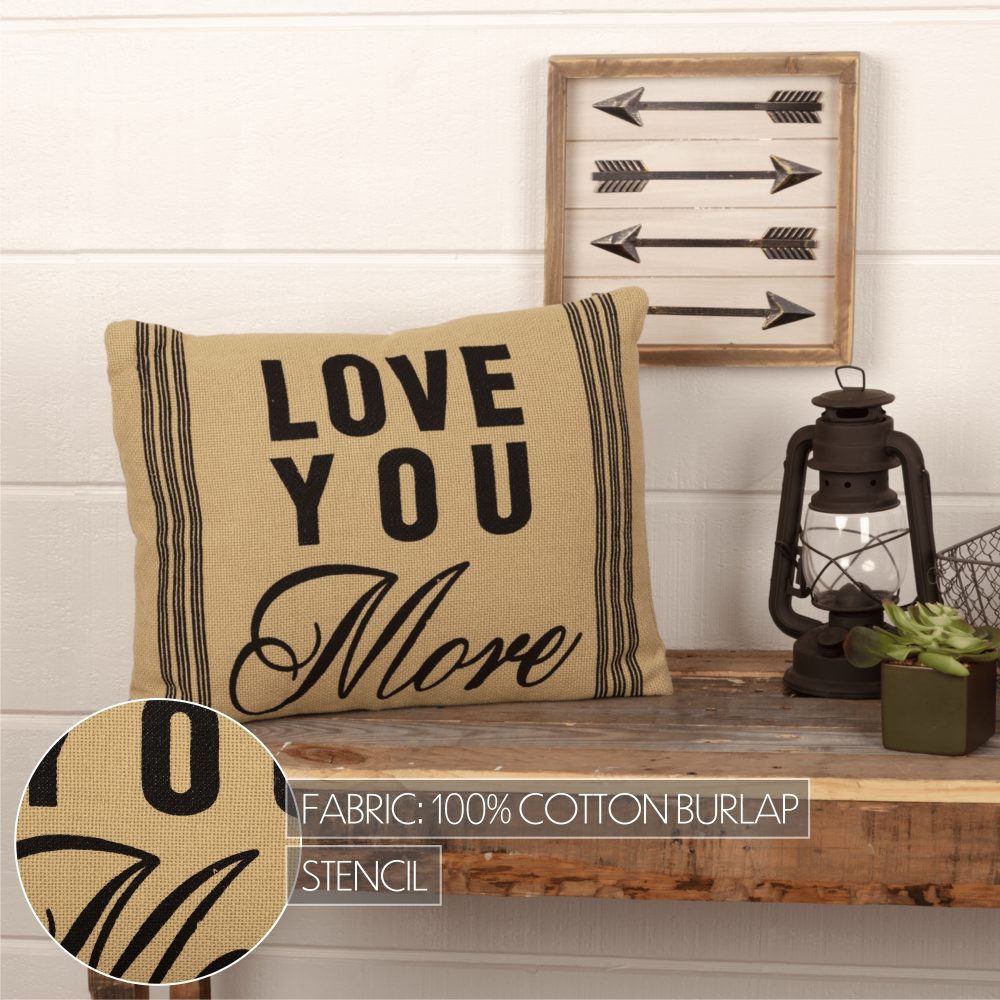 Love You More Pillow 14x18 - Image 6