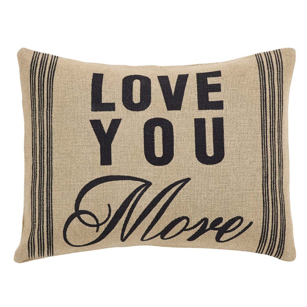 Love You More Pillow 14x18 - Image 2