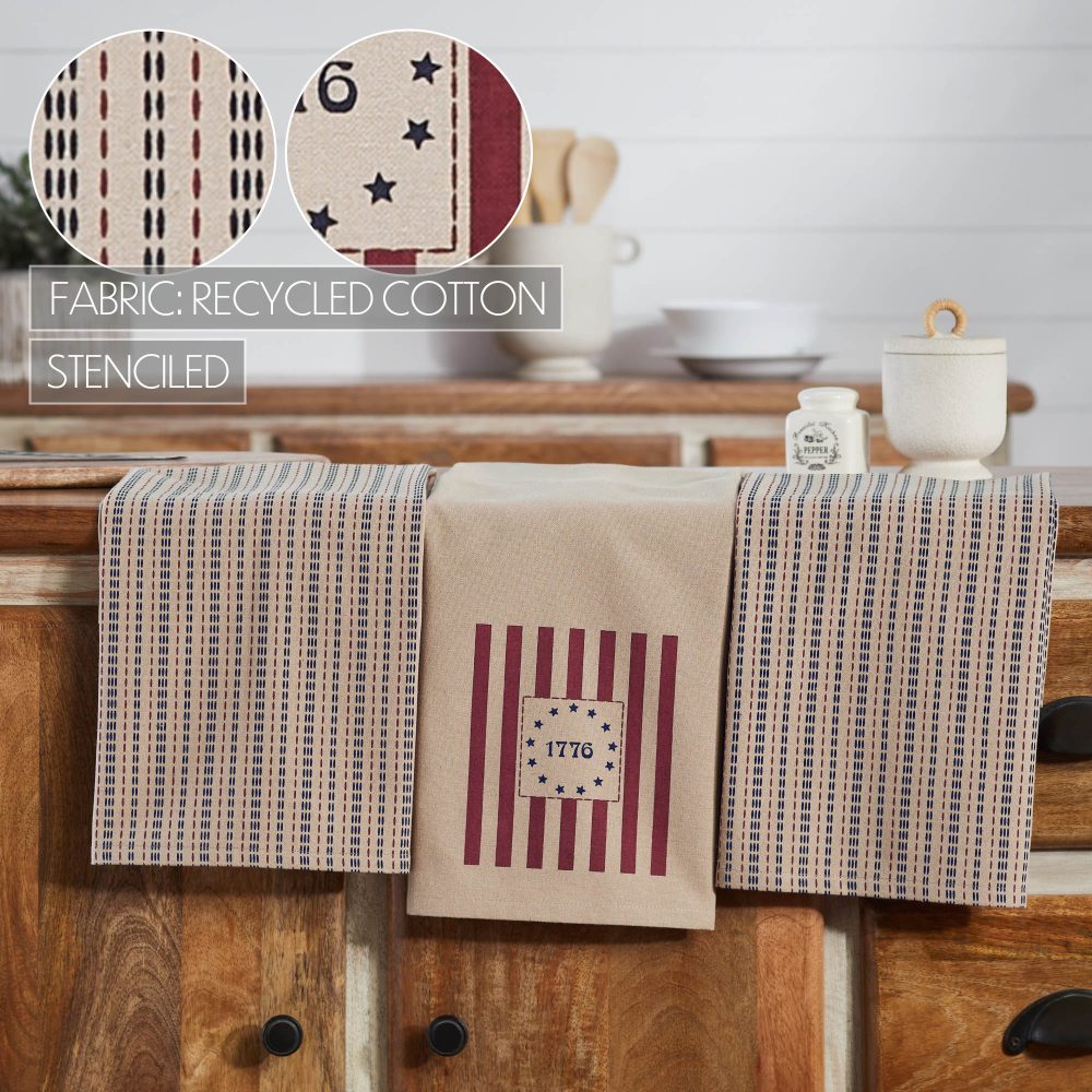 My Country Tea Towel Set of 3 19x28 - Image 6