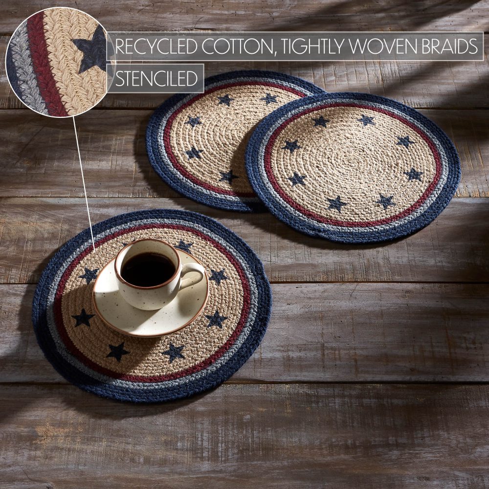 My Country Trivet Stencil Stars 12 inch Diameter Set of 3 - Image 5