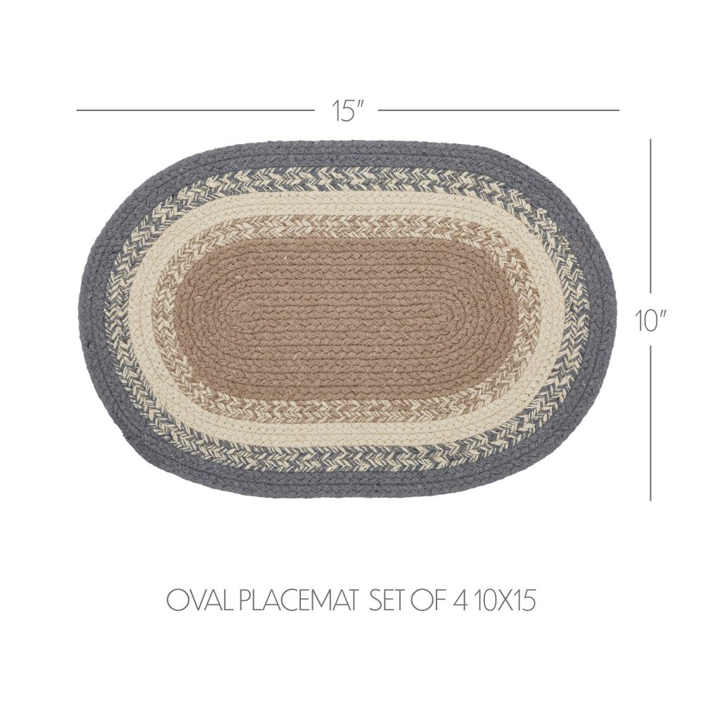 Finders Keepers Oval Placemat Set of 4 10x15 - Image 3