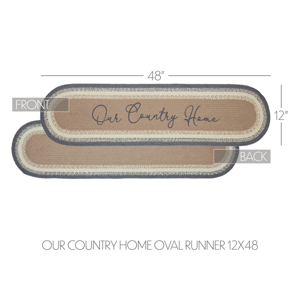 Finders Keepers Our Country Home Oval Runner 12x48 - Image 4