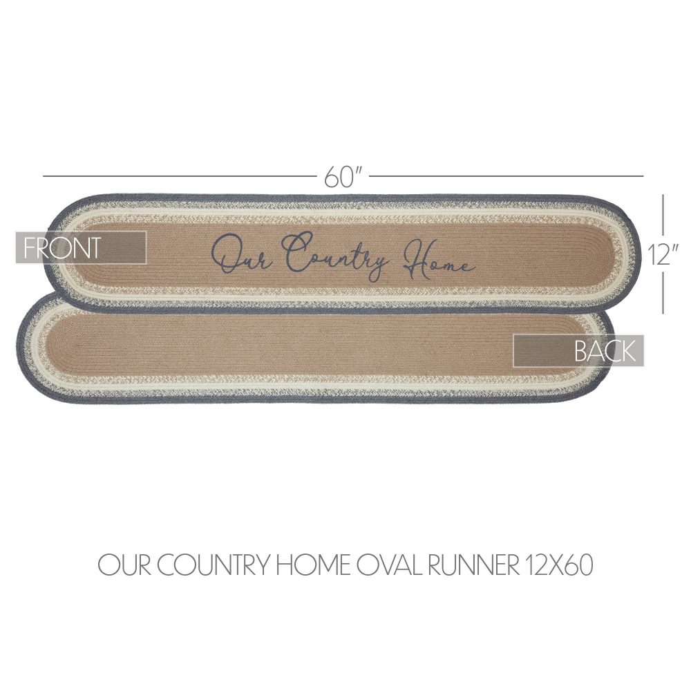 Finders Keepers Our Country Home Oval Runner 12x60 - Image 4