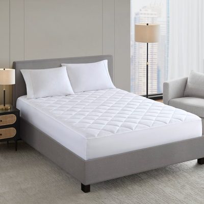 Bed Guardian Premium Mattress Pad in White, Full NH16-0053