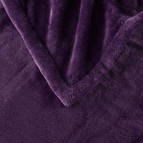 Beautyrest Plush Heated Throw in Purple, 60x70" BR54-1925 - Image 6